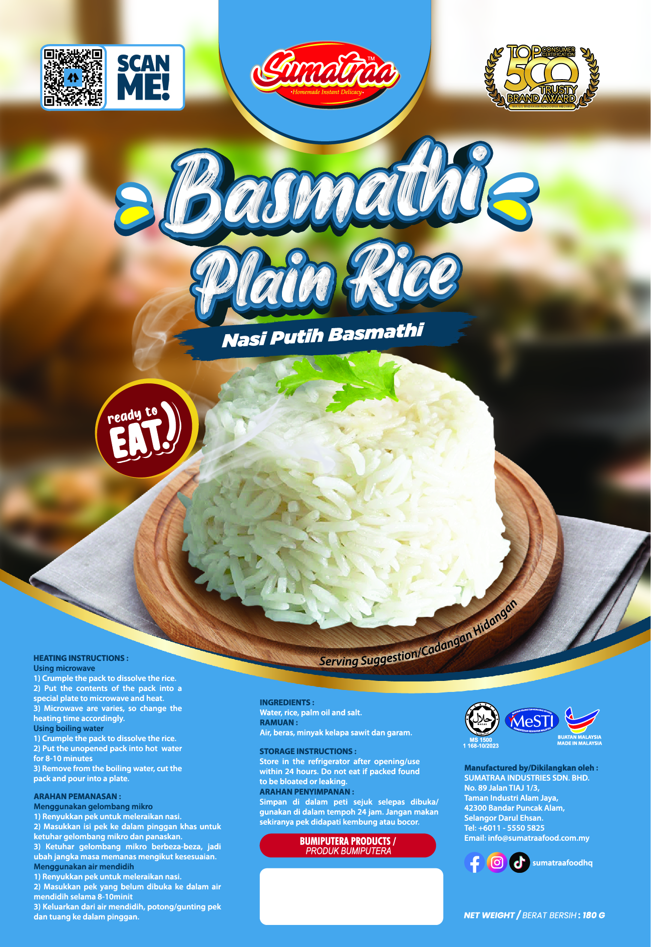 Nasi Putih Basmathi
