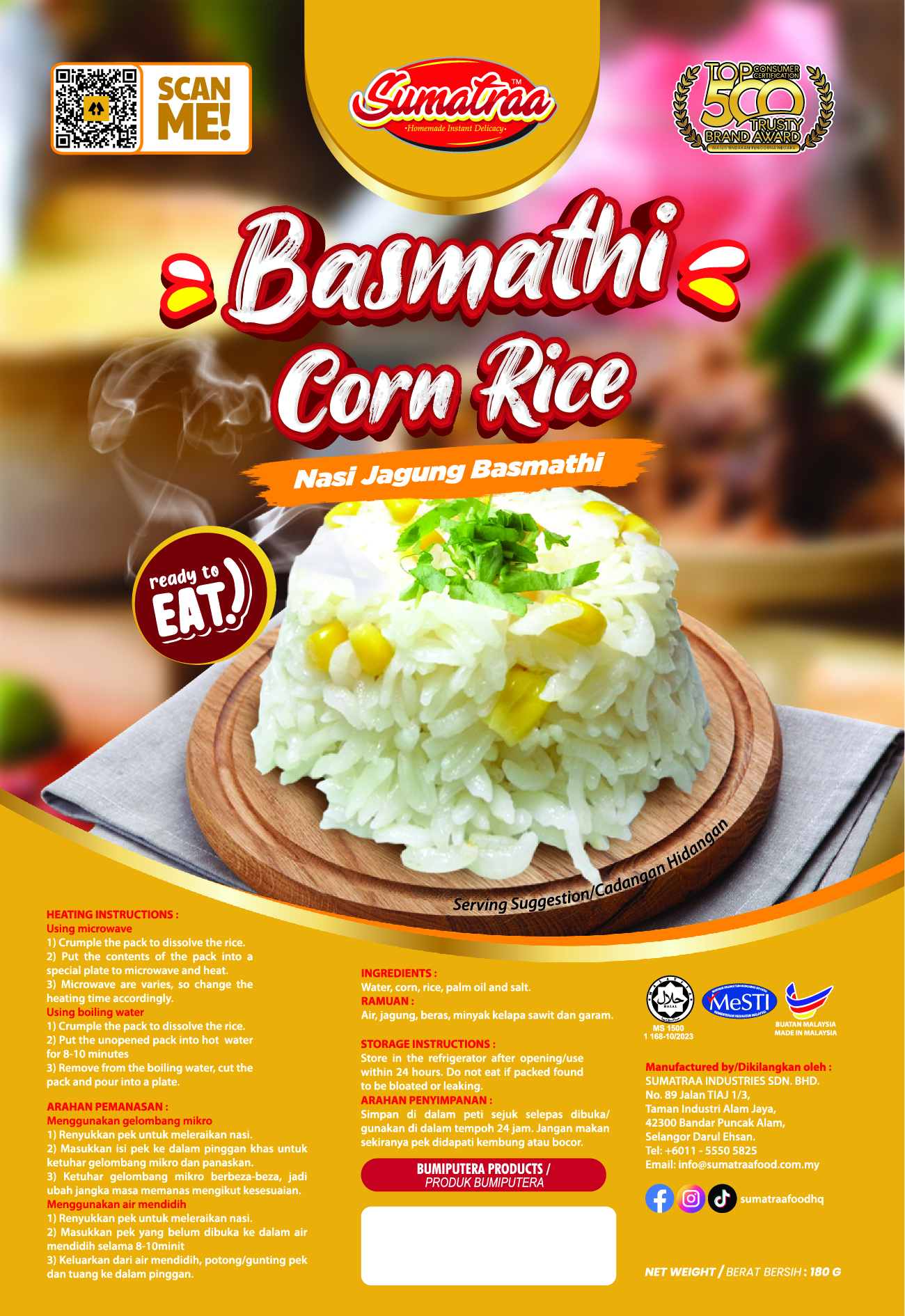 Nasi Jagung Basmathi