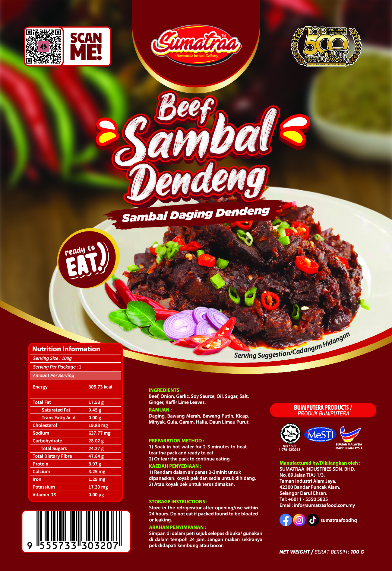 Sambal Daging Dendeng